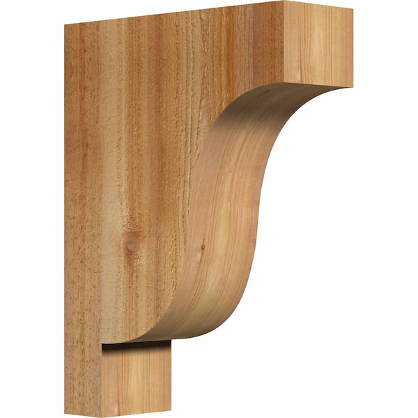 Ekena Millwork Newport Rough Sawn Corbel, Western Red Cedar, 4"W x 12"D x 16"H COR04X12X16NEW00RWR - main